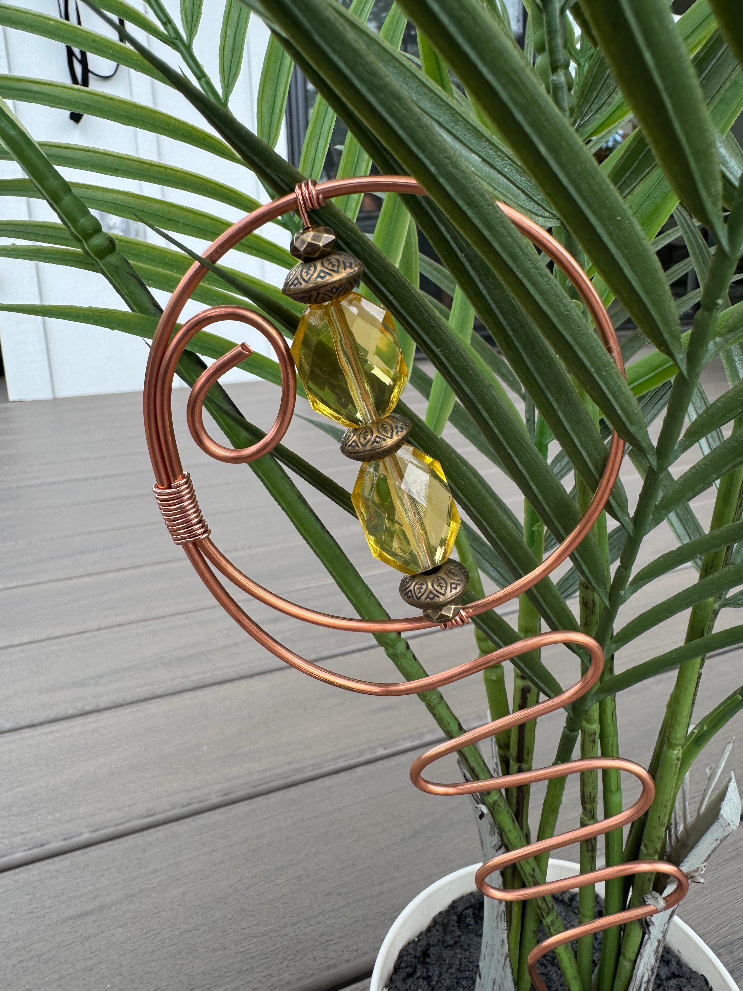 10” planter art sticks no. 2